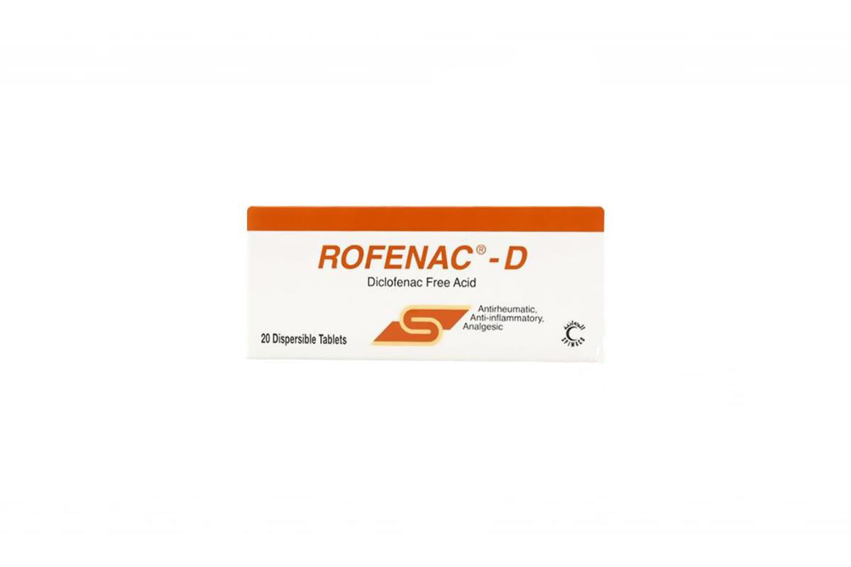 ROFENAC  D 50MG 20 TABLETS - Apotek Plus Pharmacy