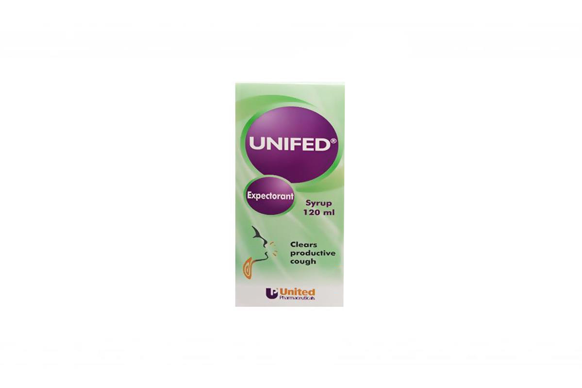 UNIFED EXPECTORANT 120ML SYRUP - Apotek Plus Pharmacy
