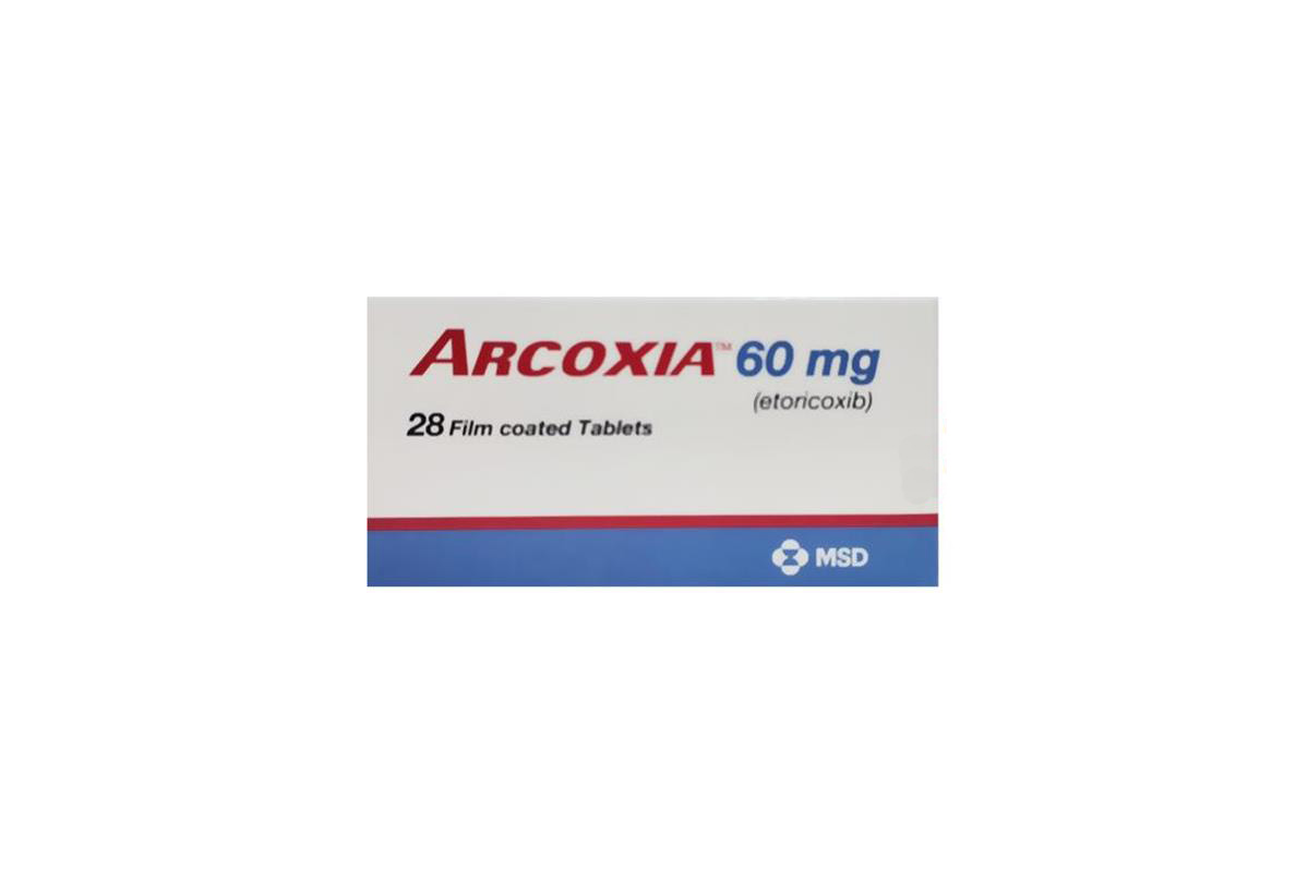 ARCOXIA TABLETS 60MG 28 TAB - Apotek Plus Pharmacy