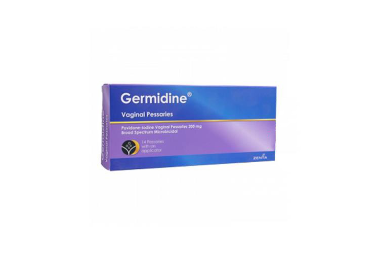 GERMIDINE VAGINAL PESSARIES 200 MG 14 PESSARIES - Apotek Plus Pharmacy