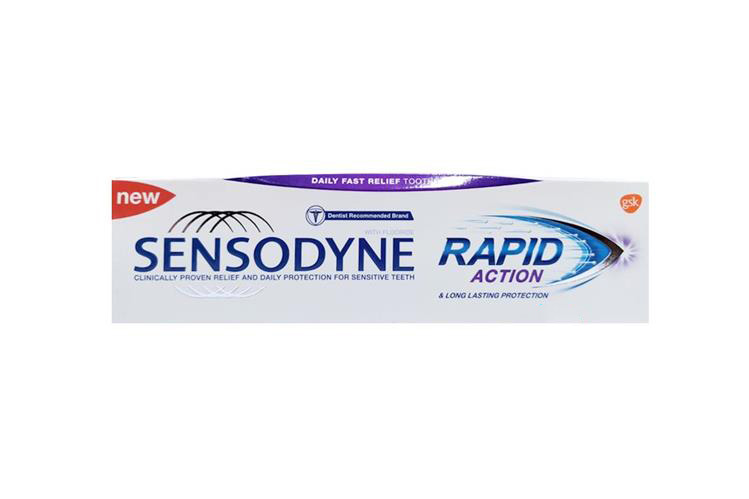 SENSODYNE TOOTHPASTE RAPID ACTION 75ML - Apotek Plus Pharmacy