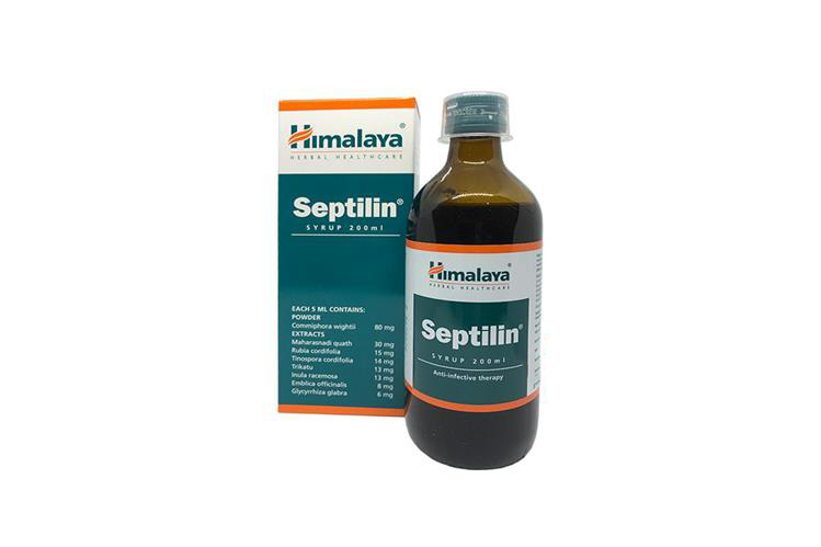 HIMALAYA SEPTILIN SYRUP HERBAL 200 ML - Apotek Plus Pharmacy