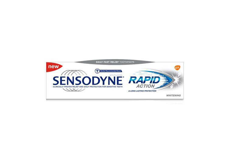 SENSODYNE  RAPID ACTION WHITENING TOOTHPASTE 75 ML - Apotek Plus Pharmacy