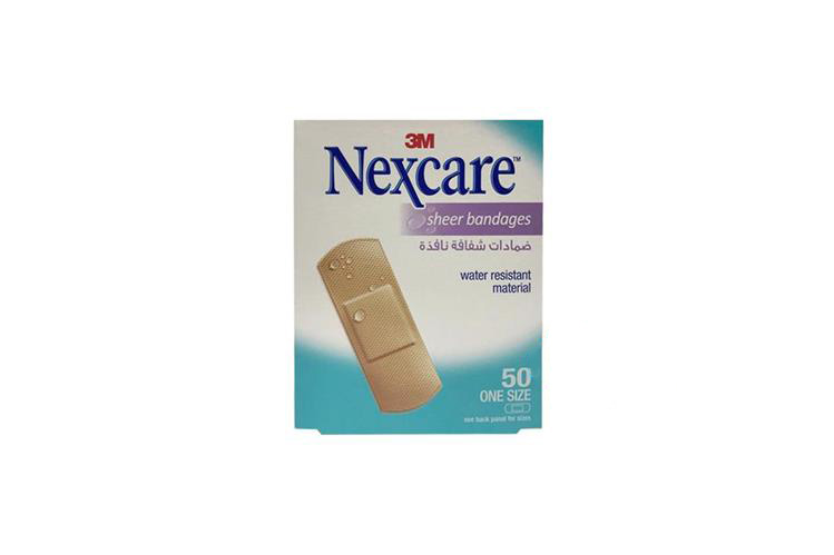 NEXCARE SHEER BANDAGES ORIGNAL 50 STRIPS - Apotek Plus Pharmacy