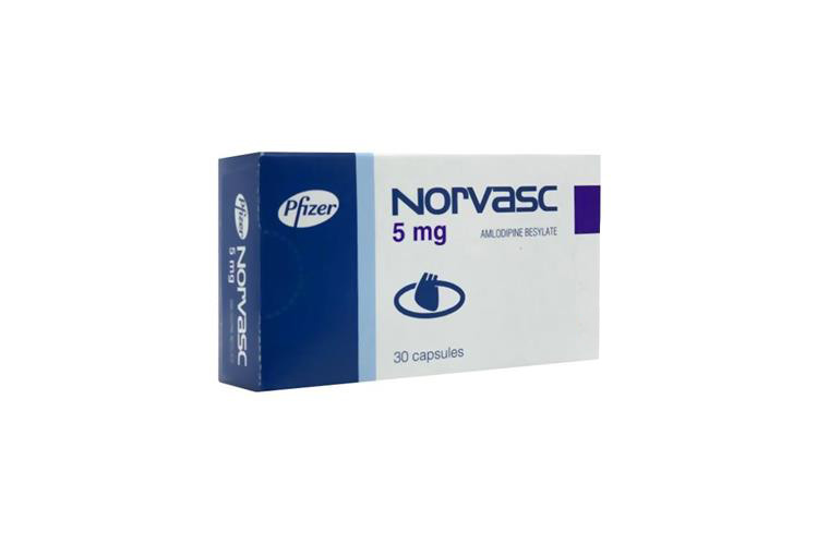 NORVASC 5 MG 30 CAPSULES - Apotek Plus Pharmacy