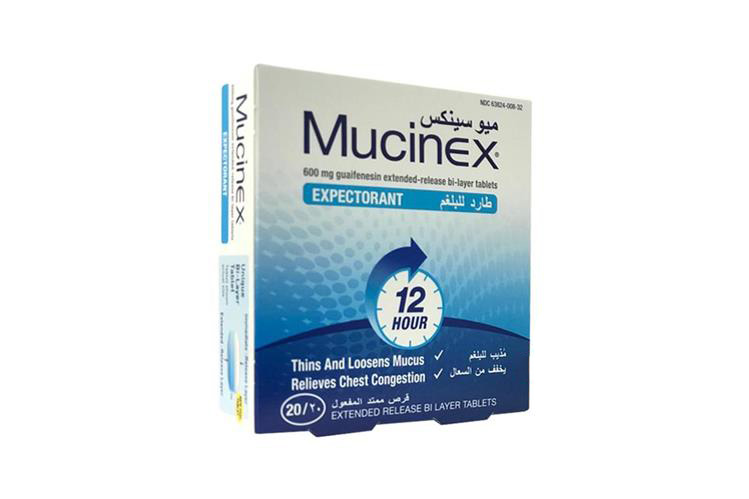 MUCINEX 600 MG EXPECTORANT 20 TABLETS - Apotek Plus Pharmacy