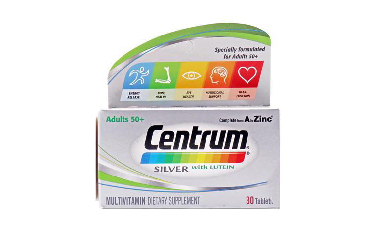 CENTRUM WITH LUTEIN SILVER 30 TABLETS - Apotek Plus Pharmacy