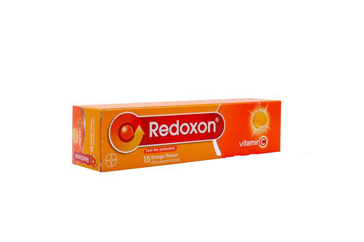 REDOXON VITAMIN C ORANGE EFFERVESCENT 15 TABLETS - Apotek Plus Pharmacy