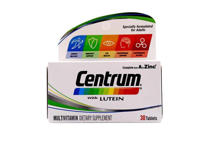 CENTRUM WITH LUTEIN 30 TABLETS - Apotek Plus Pharmacy