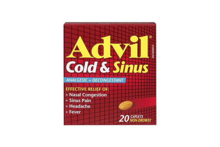 ADVIL COLD AND SINUS 20 CAPLETS - Apotek Plus Pharmacy