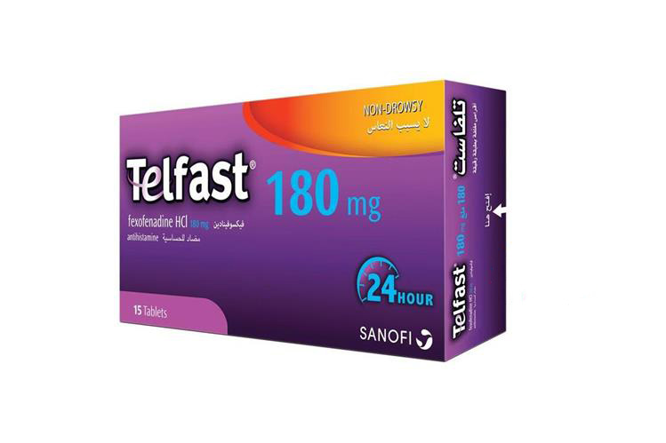 TELFAST 180MG 15 TABLETS - Apotek Plus Pharmacy