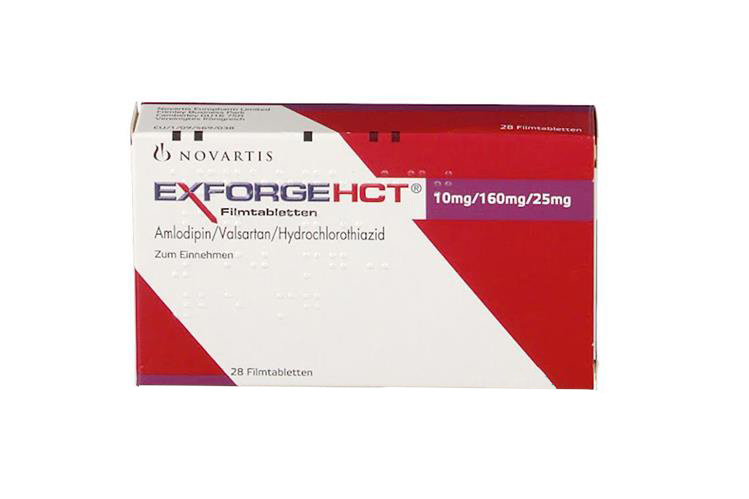 EXFORGE HCT 10 MG / 160 MG / 25 MG 28 TAB - Apotek Plus Pharmacy