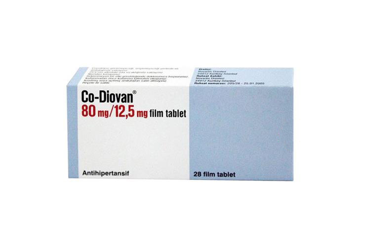 CO DIOVAN 80 MG 12.5 MG 28 TABLETS - Apotek Plus Pharmacy