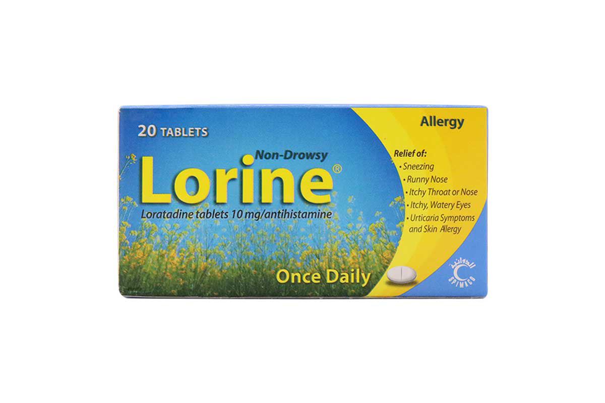 LORINE 10 MG 20 TABLETS - Apotek Plus Pharmacy