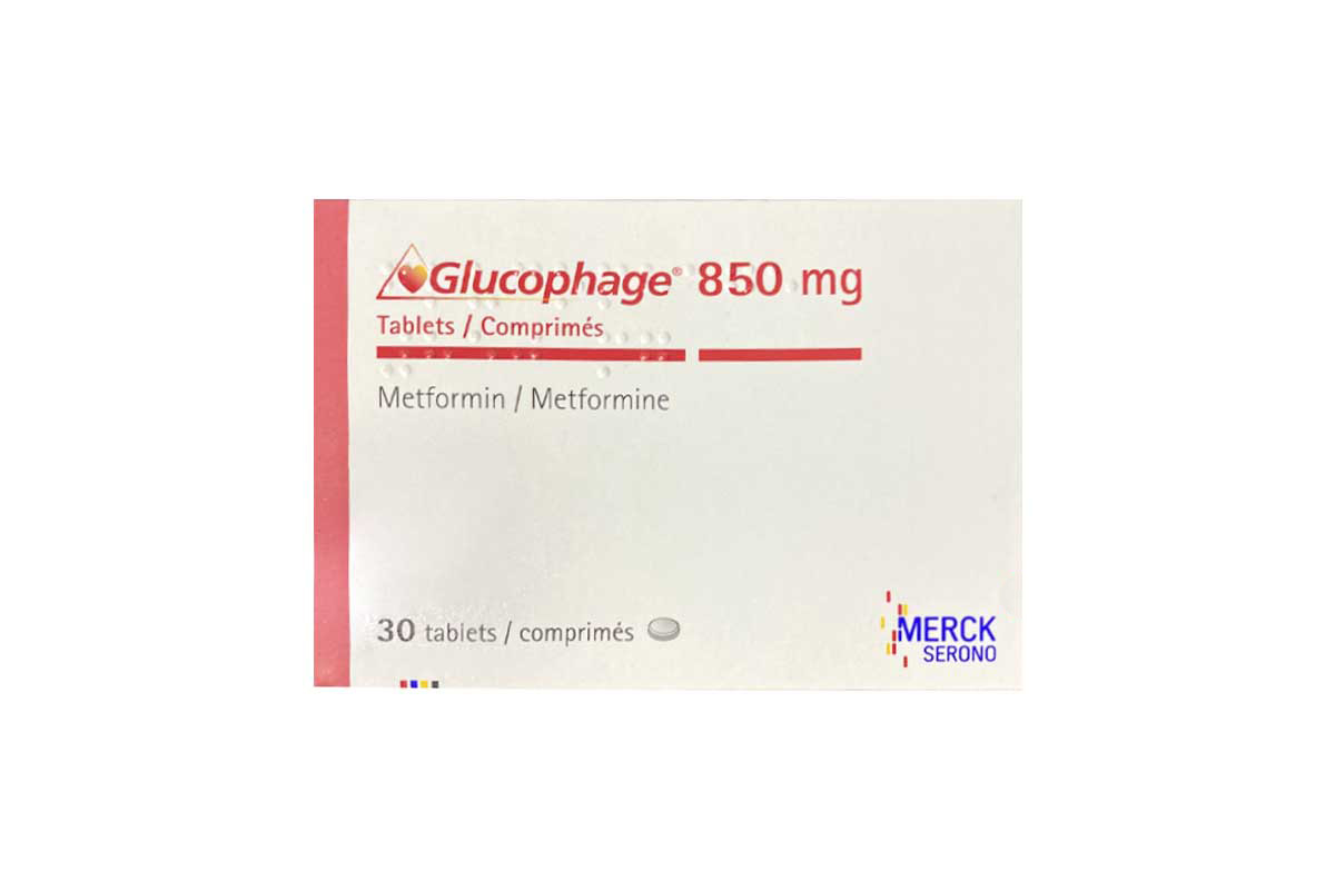 GLUCOPHAGE 850 MG 30 TABLETS - Apotek Plus Pharmacy