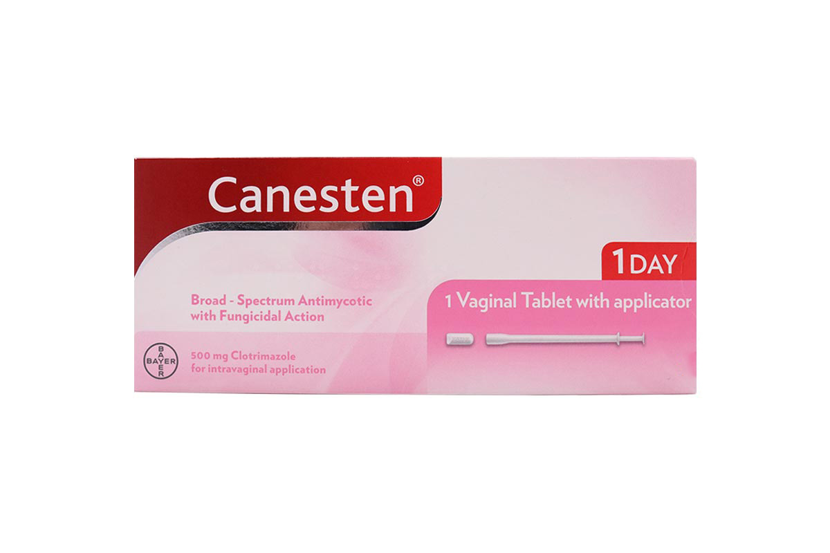 CANESTEN 0.5GM 1 VAGINAL TABLET WITH APPLICATOR - Apotek Plus Pharmacy