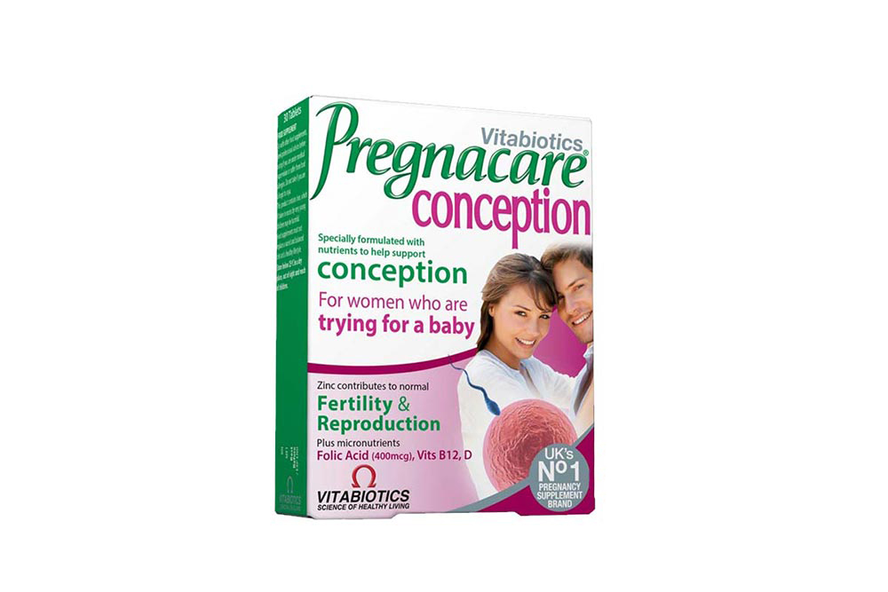 VITABIOTICS PREGNACARE CONCEPTION 30 TABLETS - Apotek Plus Pharmacy