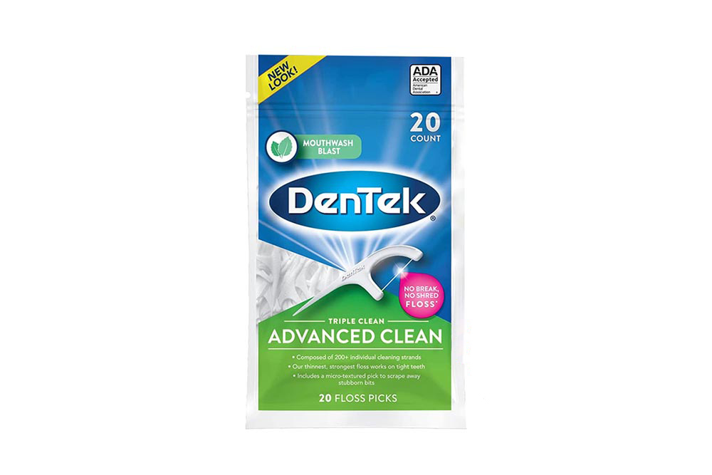 DENTEK TRIPLE ADVANCED CLEAN 20 FLOSS PICKS - Apotek Plus Pharmacy