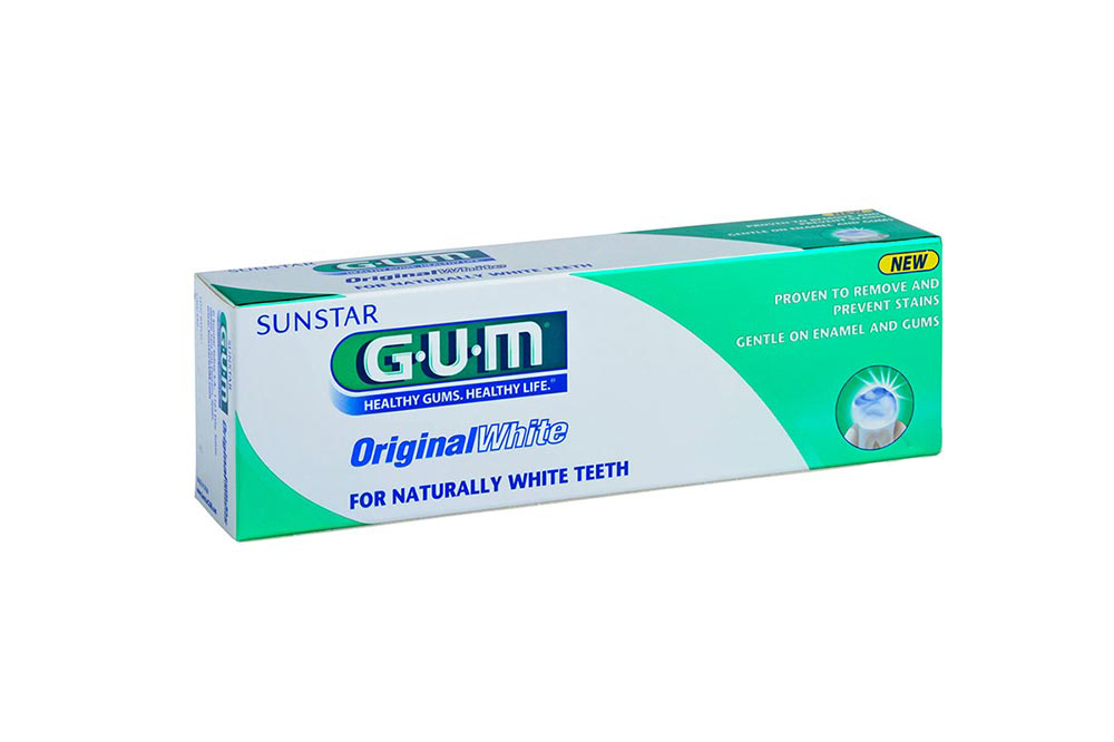 GUM ORIGINAL WHITE TOOTHPASTE 75ML - Apotek Plus Pharmacy