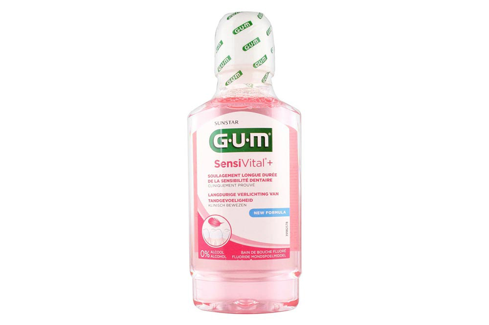 GUM SENSIVITAL PLUS TOOTH SENSITIVITY MOUTHWASH 300 ML - Apotek Plus Pharmacy