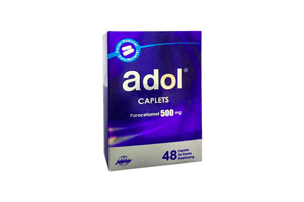 ADOL 500MG 48 CAPLETS - Apotek Plus Pharmacy