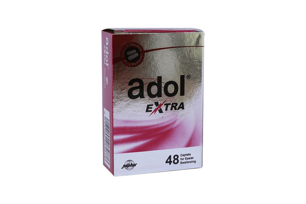 ADOL EXTRA 48 CAPLETS - Apotek Plus Pharmacy