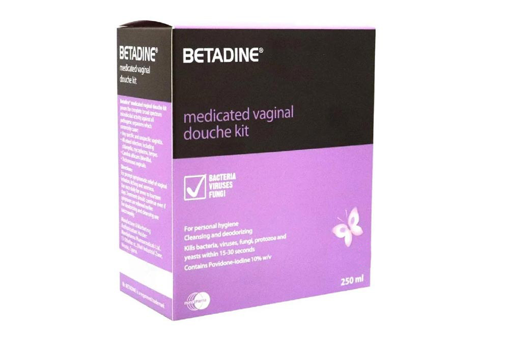 BETADINE VAGINAL DOUCHE KIT 250 ML - Apotek Plus Pharmacy