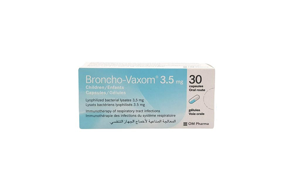 BRONCHO VAXOM 3.5MG CHILDREN 30 CAPSULES - Apotek Plus Pharmacy