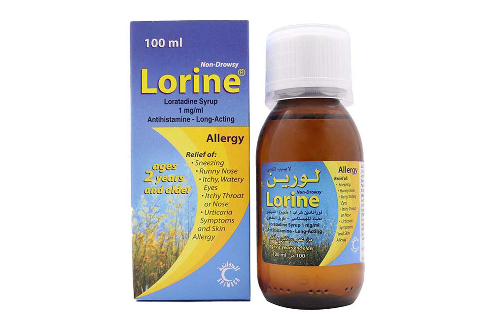 LORINE SYRUP 5MG 5ML 100ML - Apotek Plus Pharmacy