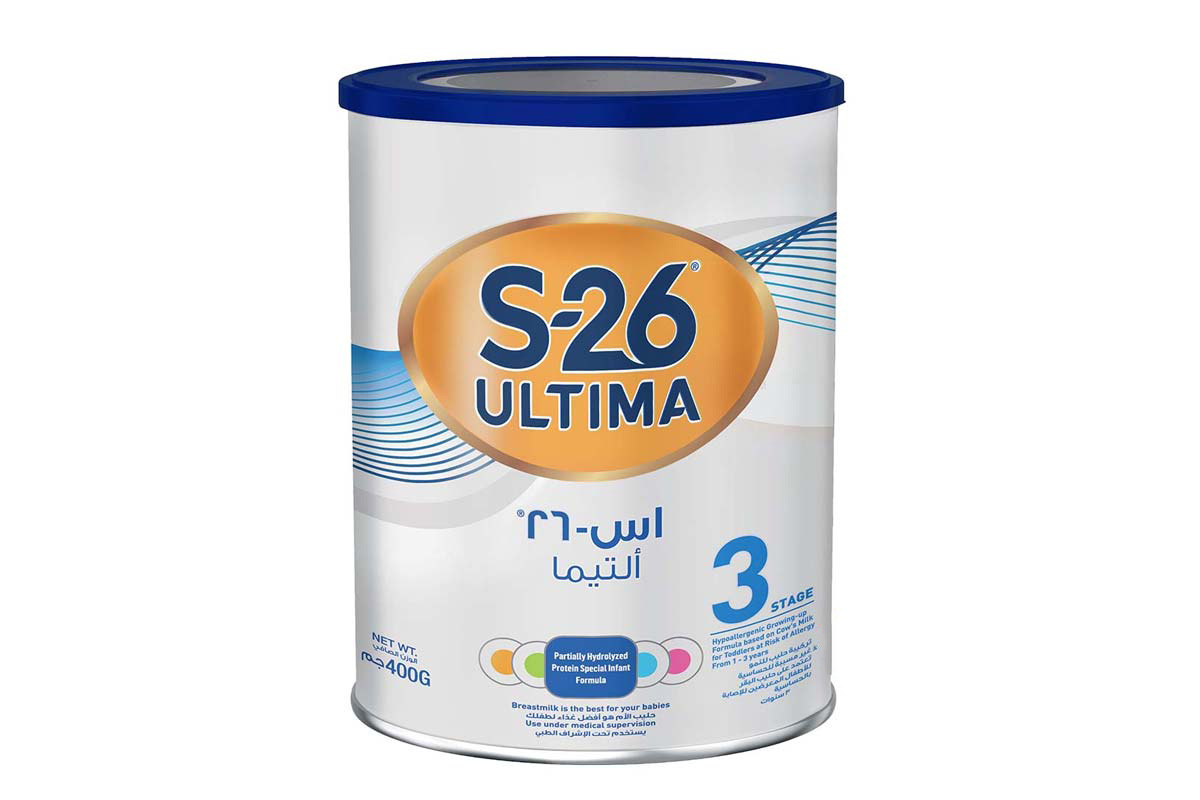 S 26 ULTIMA NO 3 STAGE MILK FROM 1 TO 3 YEARS 400 GM - Apotek Plus Pharmacy