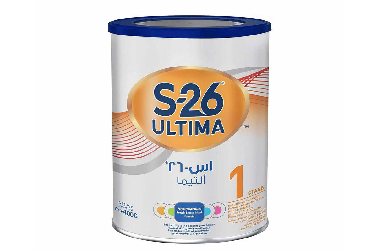 S 26 ULTIMA NO 1 STAGE MILK FROM BIRTH TO 6 MONTH 400 GM - Apotek Plus Pharmacy