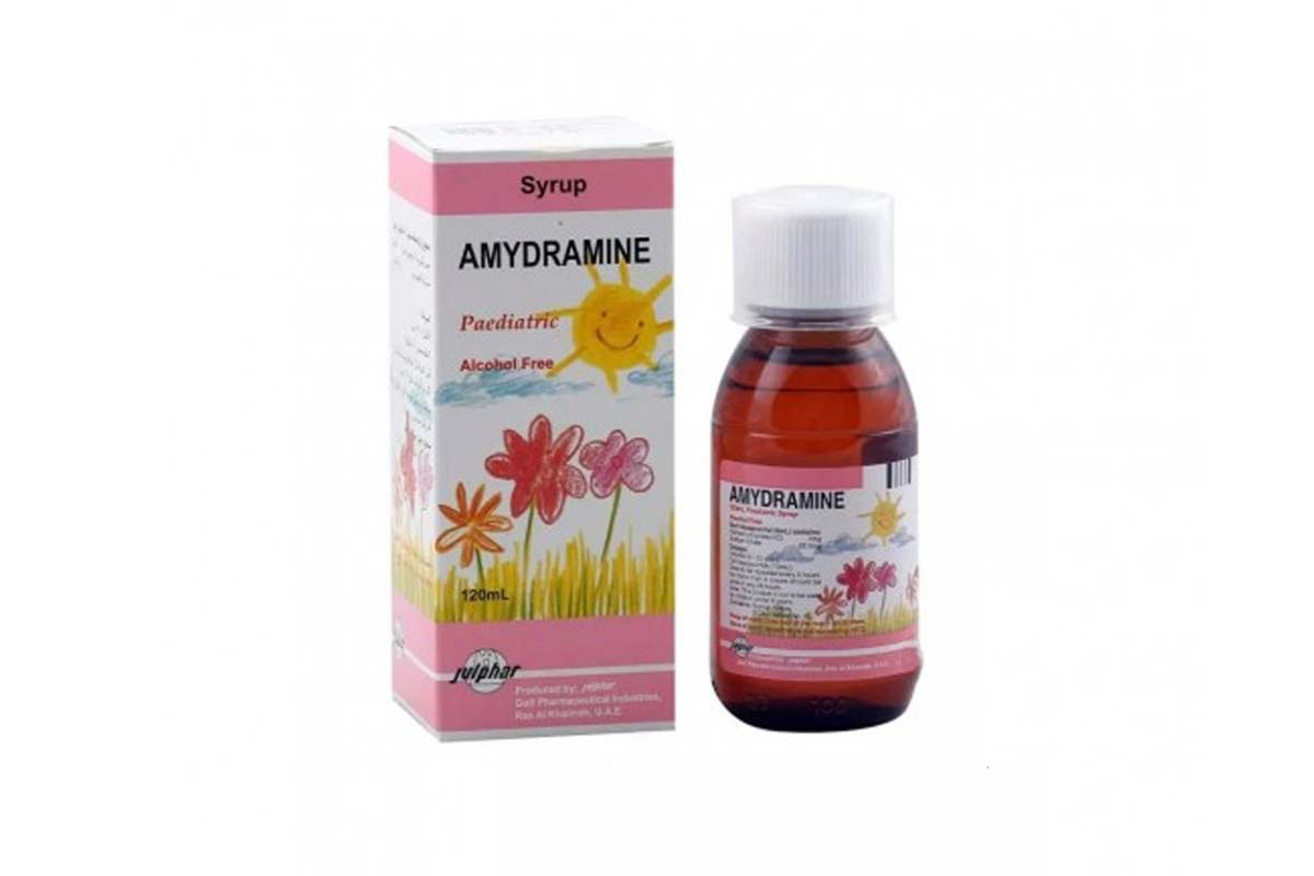 AMYDRAMINE PAEDIATRIC 120 ML SYRUP - Apotek Plus Pharmacy