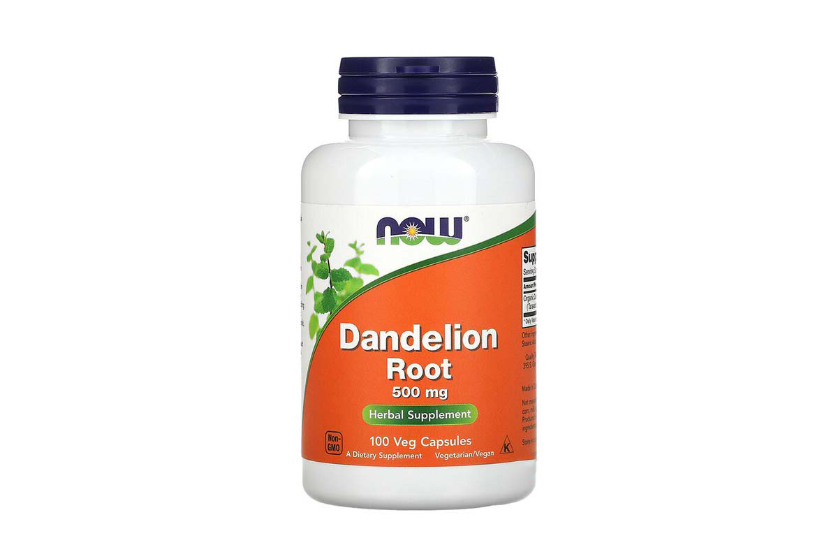NOW DANDELION ROOT 500MG 100 VEG CAPSULES - Apotek Plus Pharmacy