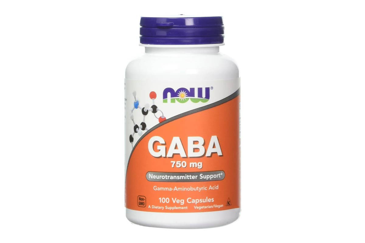 NOW GABA 750MG 100 VEG CAPSULES - Apotek Plus Pharmacy