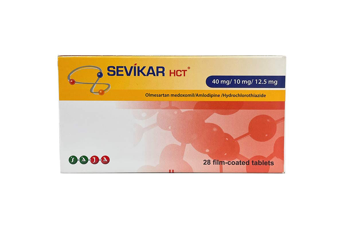 SEVIKAR HCT 40MG/10MG/12.5MG 28 TABLETS - Apotek Plus Pharmacy