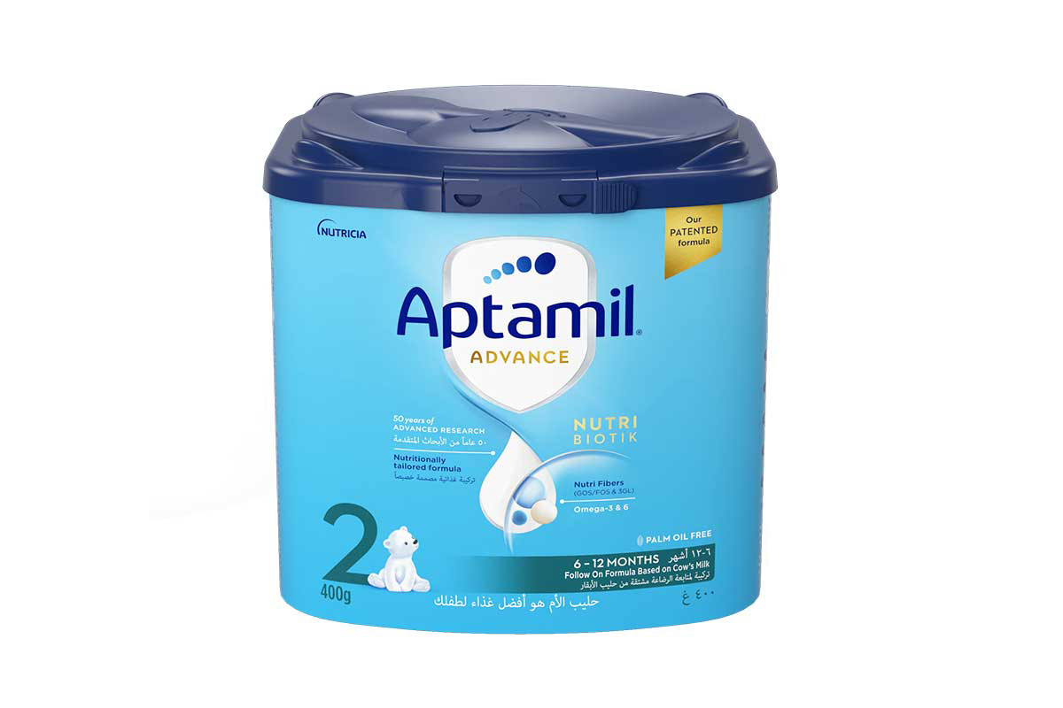 APTAMIL ADVANCE NO2 FROM 6 TO 12 MONTHS 400 GM - Apotek Plus Pharmacy