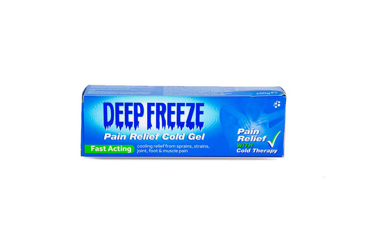 DEEP FREEZE PAIN RELIEF COLD GEL 100 GM - Apotek Plus Pharmacy