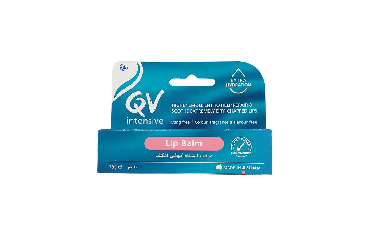 QV INTENSIVE LIP BALM 15 GM - Apotek Plus Pharmacy