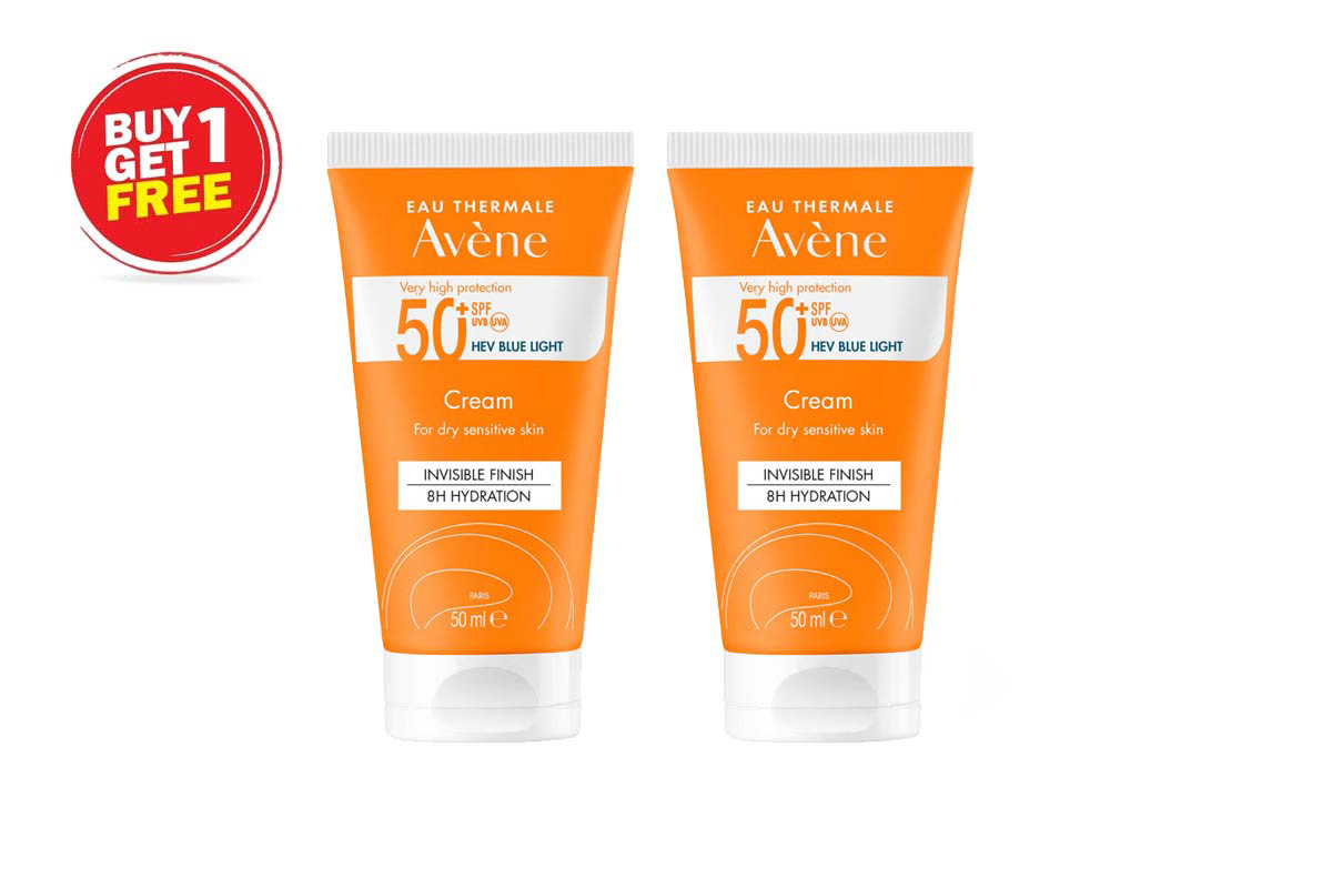 BOX BUY1GET1 AVENE INVISIBLE CREAM SPF50 PLUS 50 ML - Apotek Plus Pharmacy