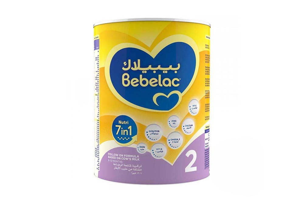 BEBELAC NO 2 NUTRI 6TO12 MONTH 7 IN 1 400GM - Apotek Plus Pharmacy