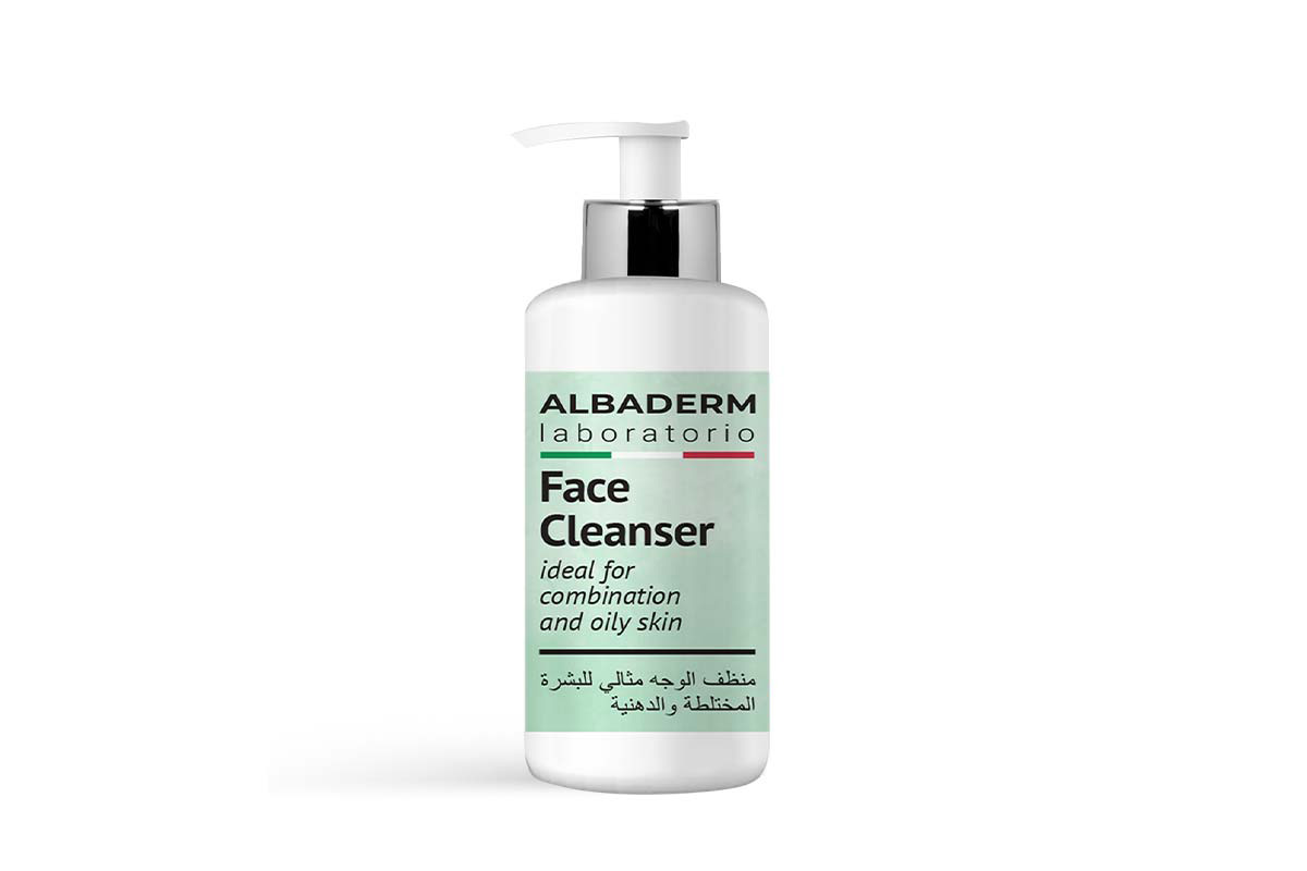 ALBADERM FACE CLEANSER GEL FOR COMBINATION AND OILY SKIN 150 ML - Apotek Plus Pharmacy