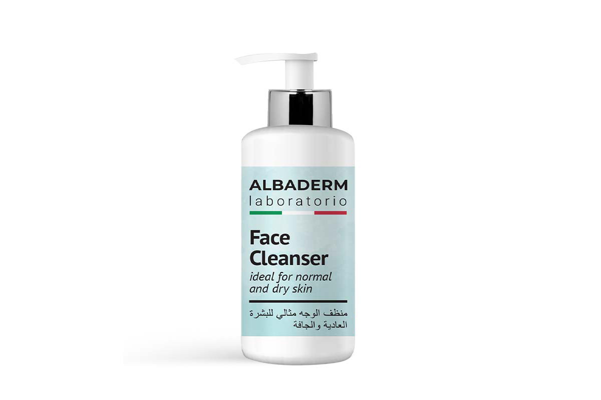 ALBADERM FACE CLEANSER GEL FOR NORMAL AND DRY SKIN 150 ML - Apotek Plus Pharmacy