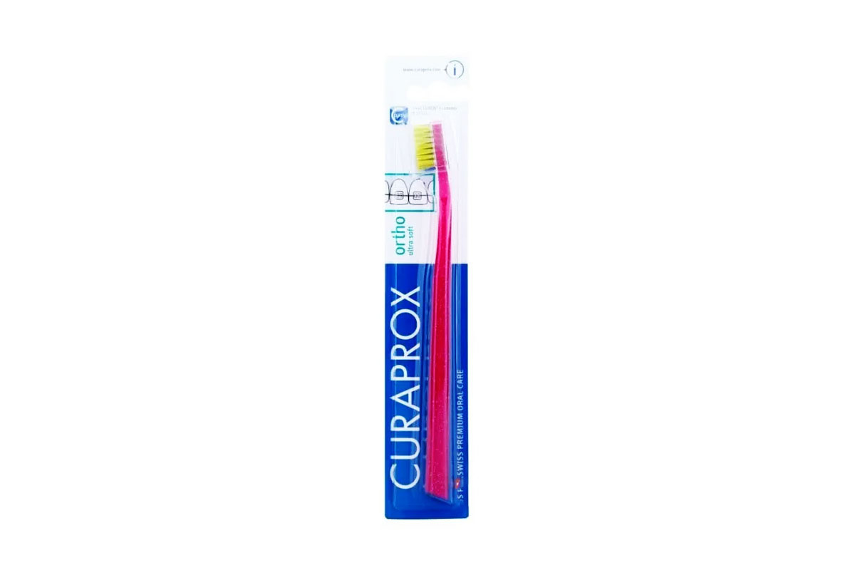 CURAPROX ORTHO ULTRA SOFT TOOTHBRUSH COLOR PINK - Apotek Plus Pharmacy