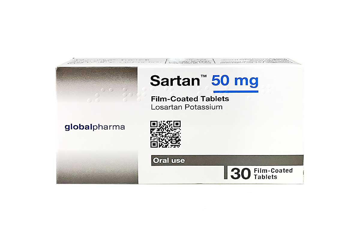 SARTAN 50 MG 30 TABLETS - Apotek Plus Pharmacy