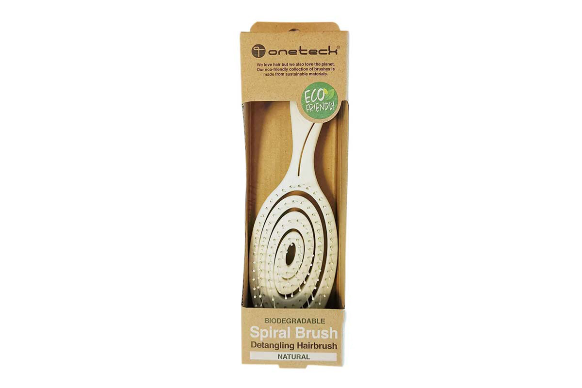 ONETECH BIODEGRADABLE SPIRAL BRUSH WHITE 5440-B4 - Apotek Plus Pharmacy