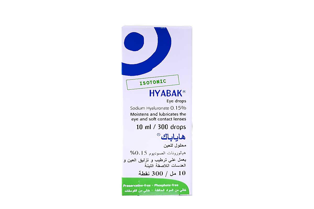 HYABAK 0.15% EYE DROPS 10 ML - Apotek Plus Pharmacy