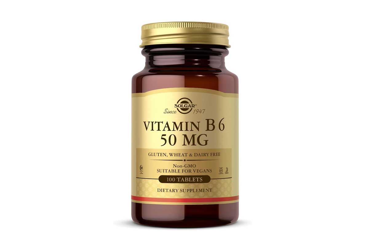 SOLGAR VITAMIN B6 50MG 100 TABLETS - Apotek Plus Pharmacy