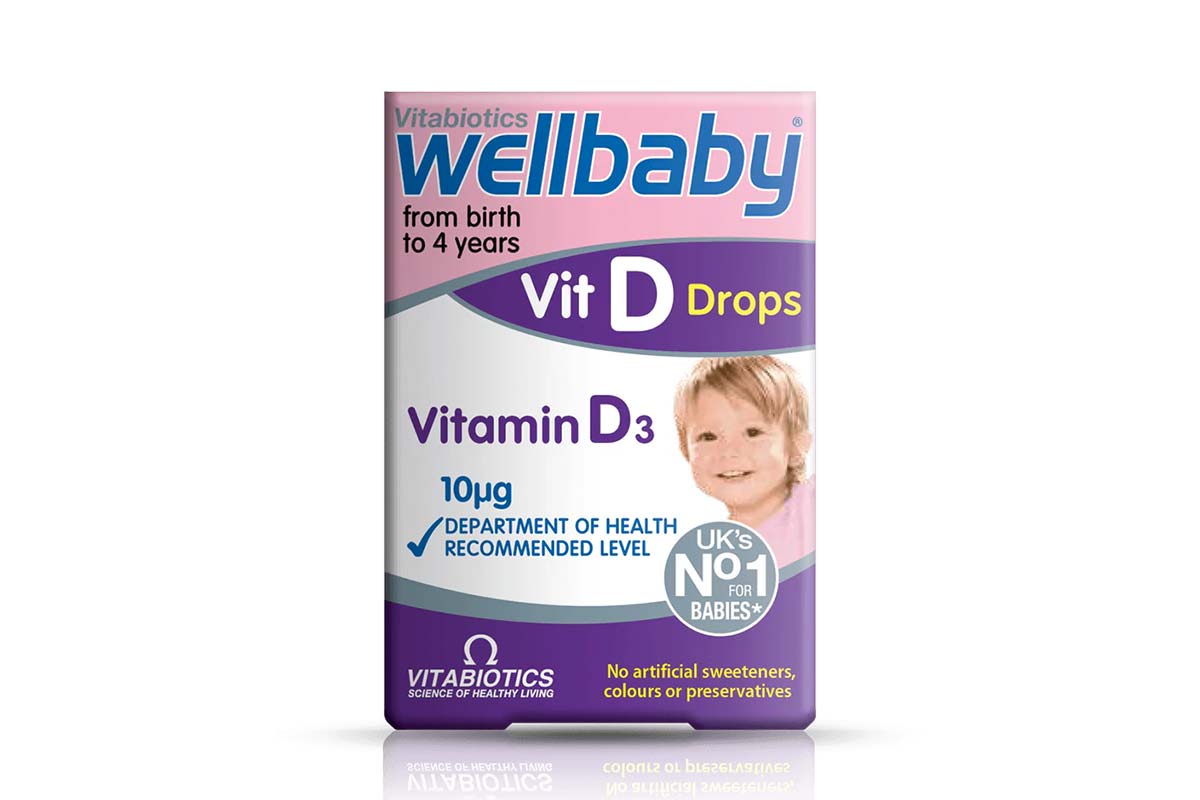 VITABIOTICS WELLBABY VITAMIN D3 400IU DROPS 30ML - Apotek Plus Pharmacy