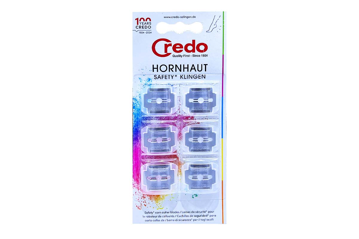 CREDO HORNHAUT BLADE 6 PCS 002610 - Apotek Plus Pharmacy