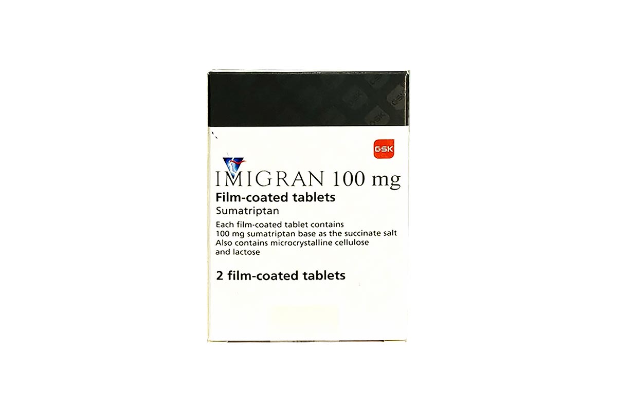 IMIGRAN 100MG 2 TABLETS - Apotek Plus Pharmacy